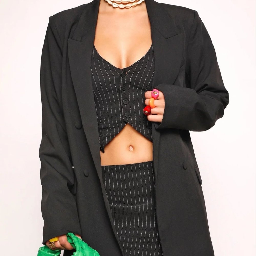 Tiger Mist Winston Blazer, Black, Size Medium